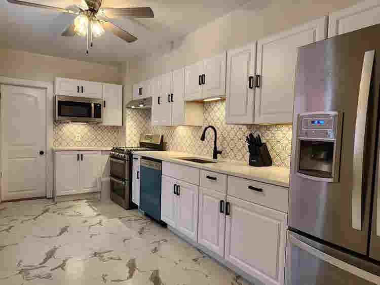 Multiple Rooms in a Renovated House