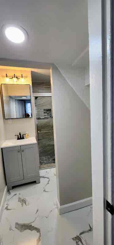 Multiple Rooms in a Renovated House
