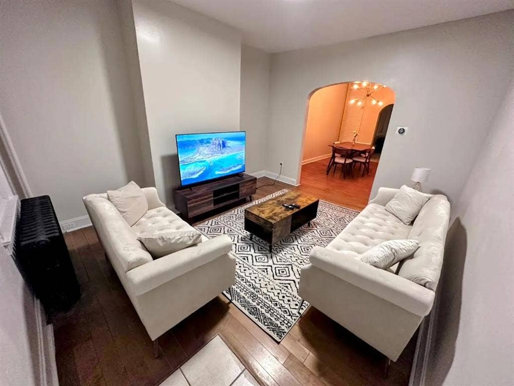 Multiple Rooms in a Renovated House