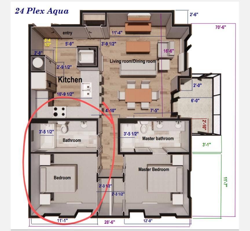 Bedroom available, need roommates