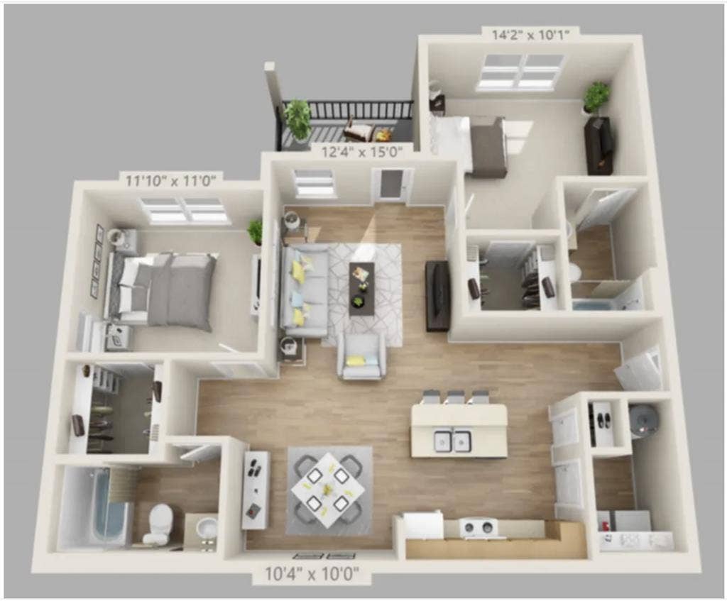 Skyline Terrace Bedroom 2