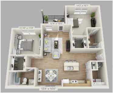 Skyline Terrace Bedroom 2