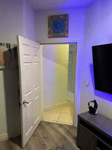 Private room for rent