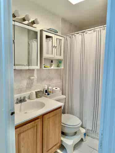 Master suite with private bathroom