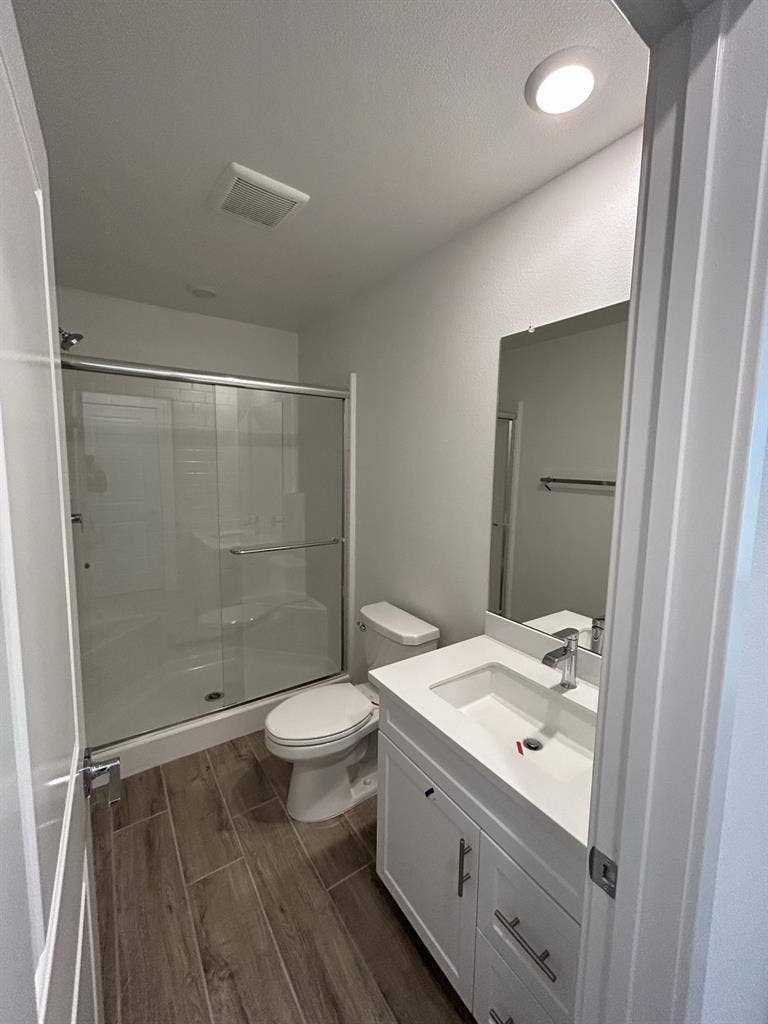 One bedroom in 4 bedroom house