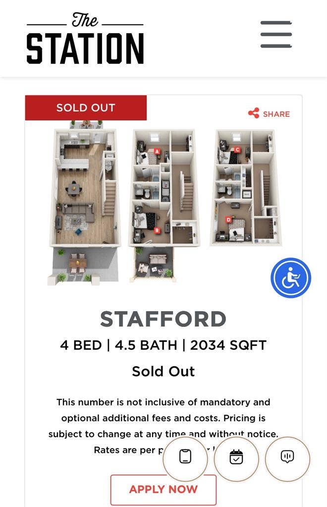 bath in a 4 bedroom