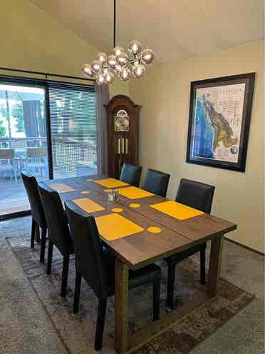 Furnished Room and Workspace