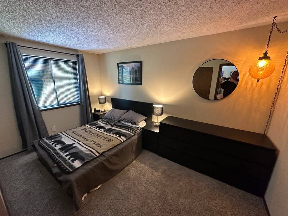 Furnished Room and Workspace