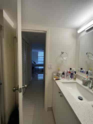 Master bedroom with private bathroo