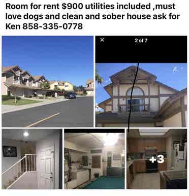 Room for rent $ a month