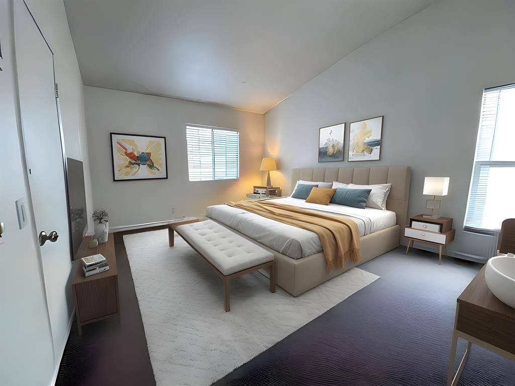 Large Furnished Master Bedroom