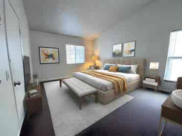 Large Furnished Master Bedroom