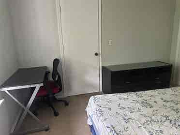 Private bedroom with bathroom