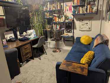 2 rooms in house w/ bathroom