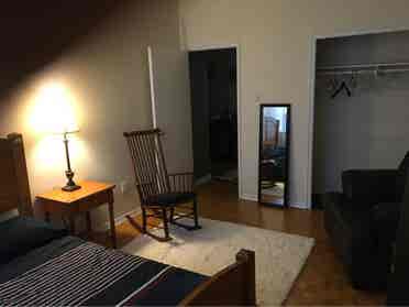 Room with bath fully furnished AC