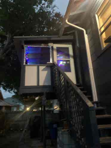 furnished bedroom, shared apartment