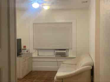 furnished bedroom, shared apartment