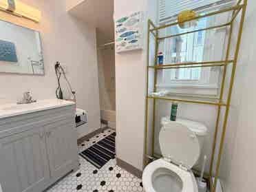 Available now. Furnished room b