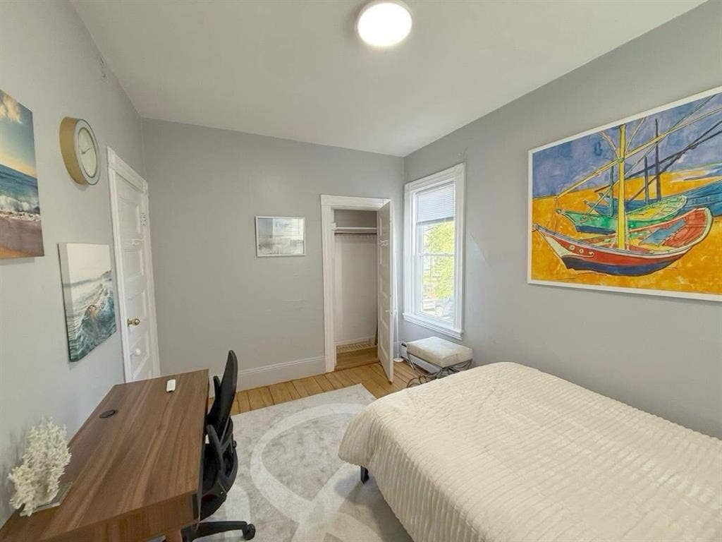 Available now. Furnished room b