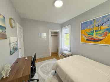 Available now. Furnished room b