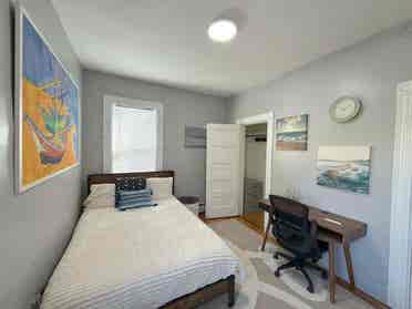 Available now. Furnished room b