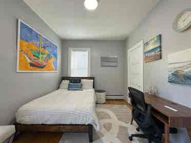 Available now. Furnished room b