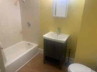 two bed apartment, one bath