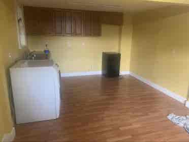 two bed apartment, one bath