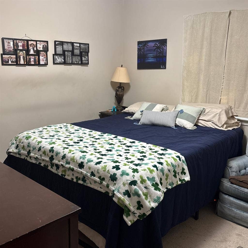 utilities, fridge, and microwave!
