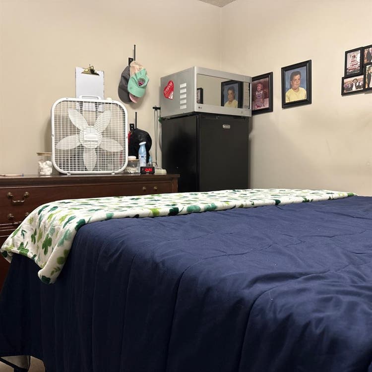utilities, fridge, and microwave!