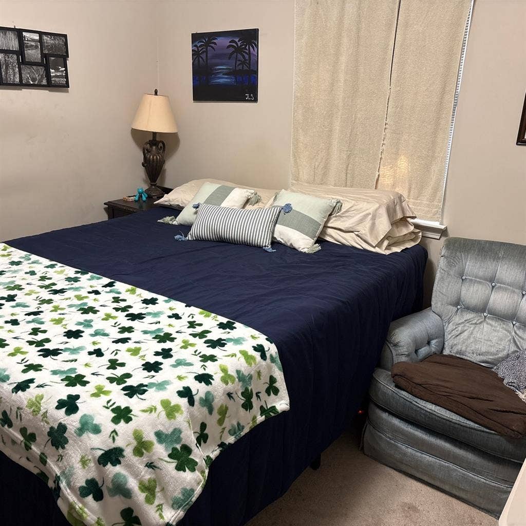 utilities, fridge, and microwave!