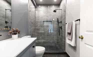 Master bedroom with attached bath