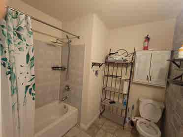 Spacious room, closet and bathroom