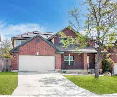 Home in Stone Oak with a pool