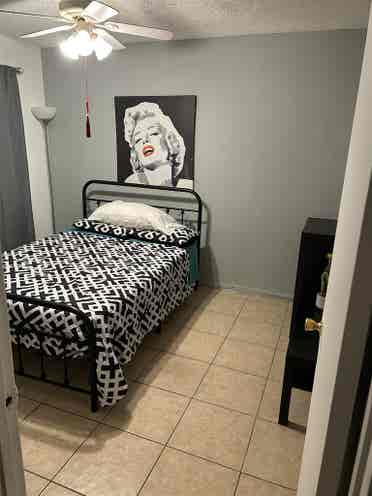 Private room for rent available Now