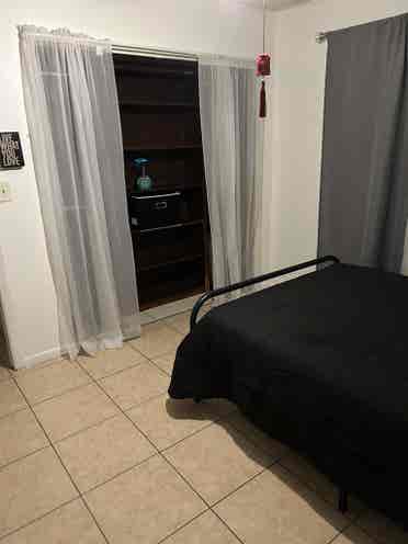 Private room for rent available Now