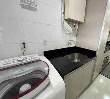 Quarto individual c suíte mobiliado