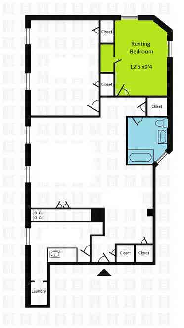 Rent in park ave  on the s