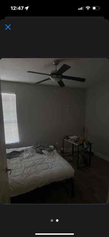 Room will be clean upon entry.