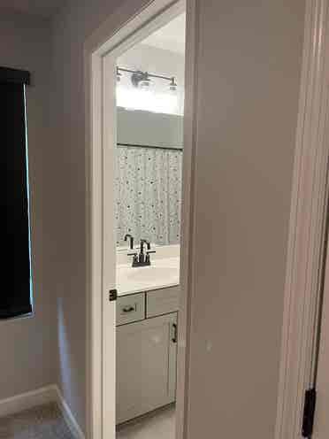 1 bed & private bath. Furnished.