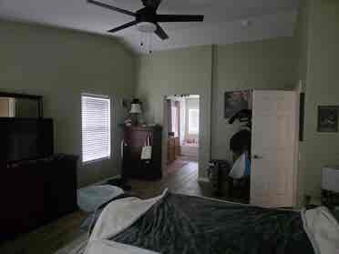 Master bedroom with large ensuite