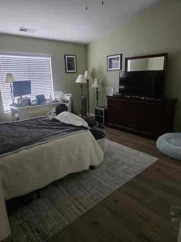 Master bedroom with large ensuite