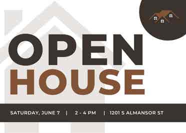 OPEN HOUSE THIS SAT
