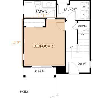 Private BR/Bath w/Utilities
