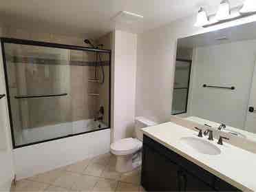 Open bedroom in Sherman Oaks Apt