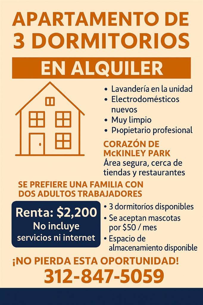 🏡 Spacious 3-Bedroom Family APT!