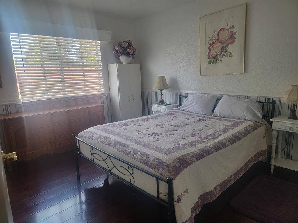 Private furnished room and bath