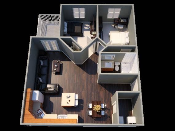 Room in apt approx min of campus