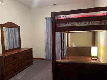 Roomy Quiet room with large closet
