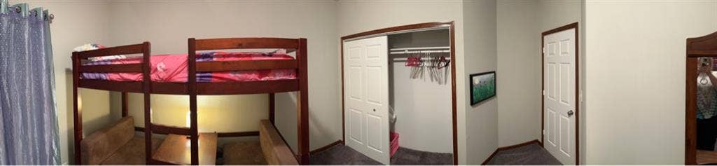 Roomy Quiet room with large closet